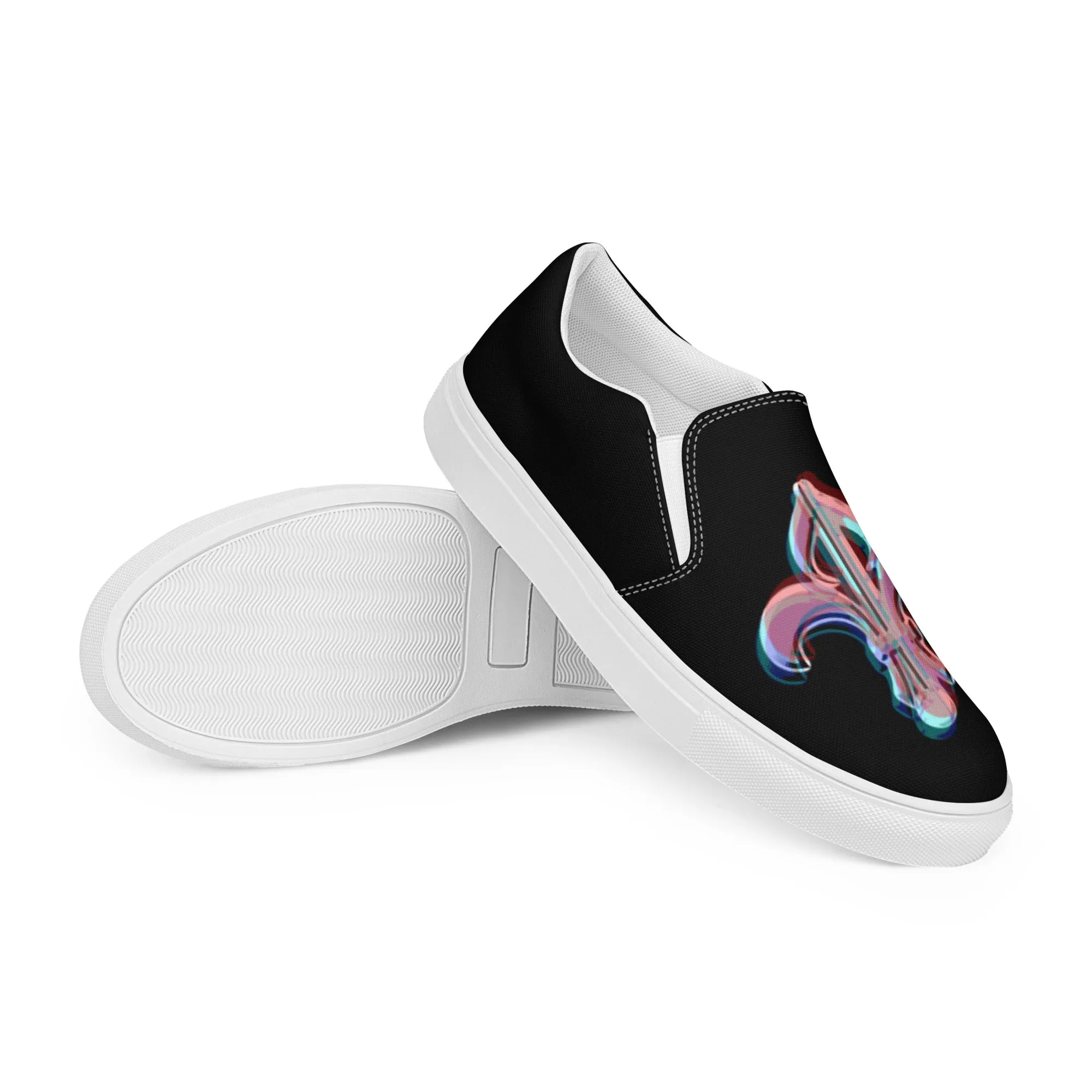 3D Logo Men’s slip-ons