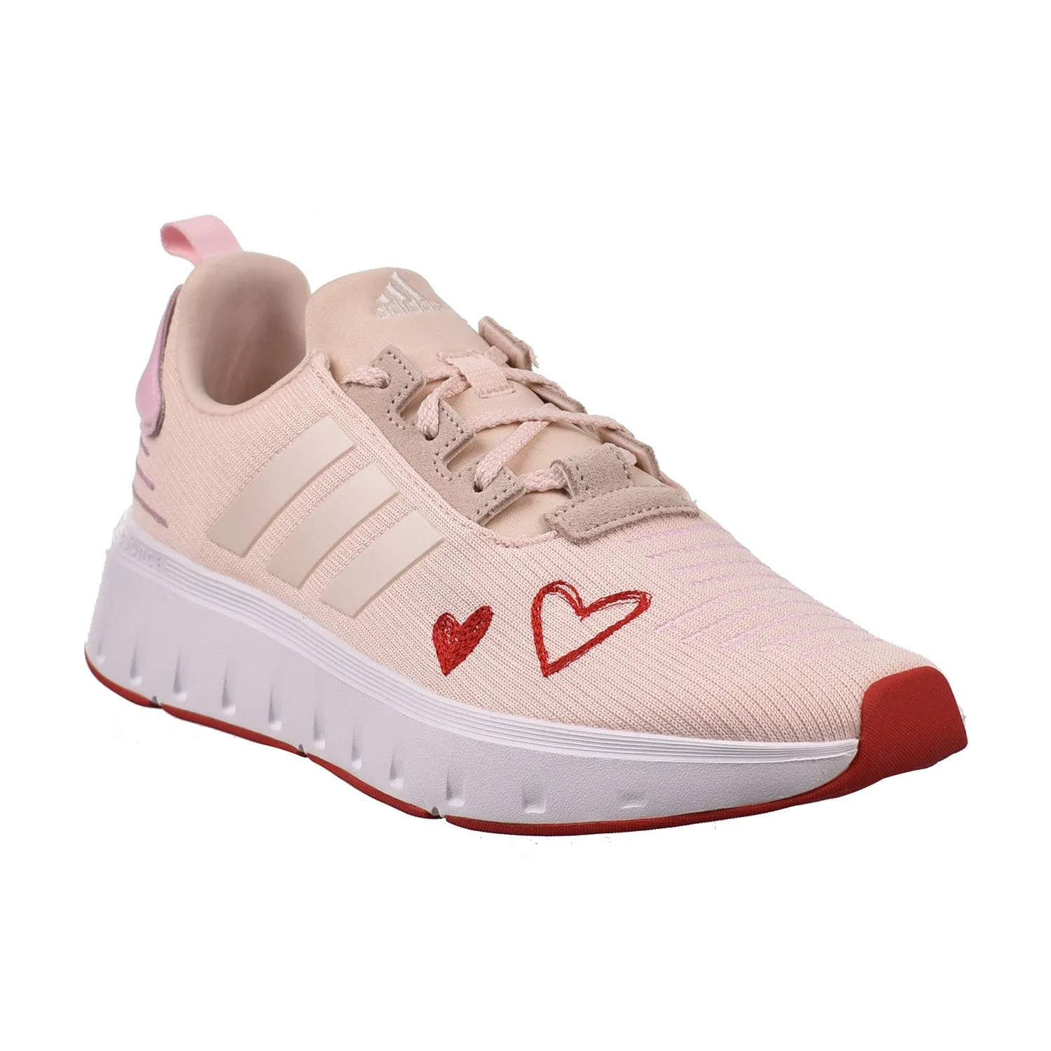 Adidas Swift Run 23 Hearts J Big Kids' Shoes Pink-Red