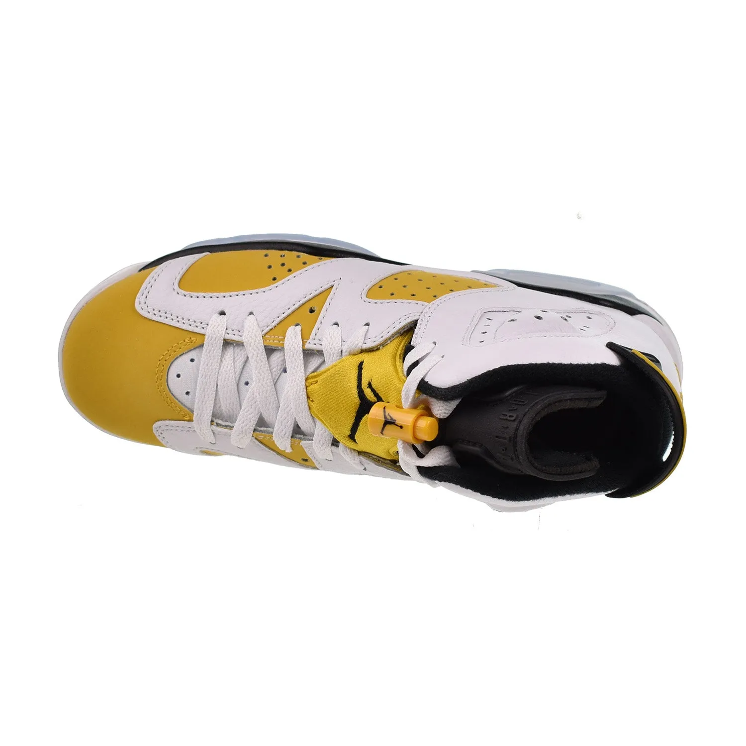 Air Jordan 6 Retro Yellow Ochre (GS) Big Kids' Shoes White-Black-Yellow Ochre