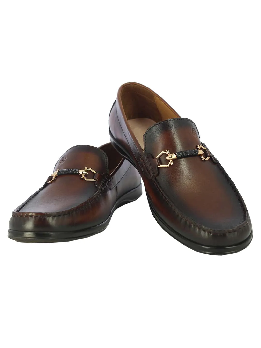 Alberto Torresi Mens Leon Tan Loafers