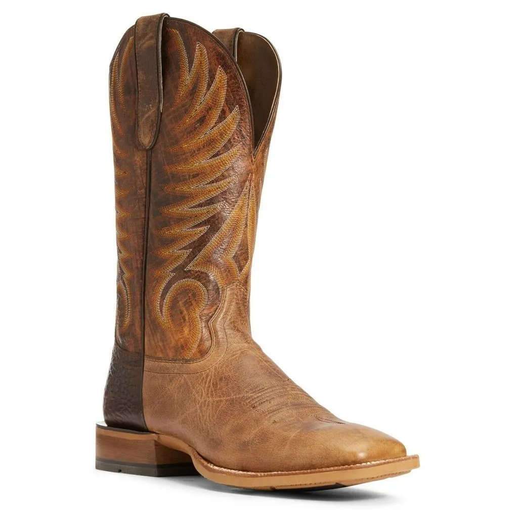 Ariat Men's Toledo Natural Crunch Wide Square Toe Boots