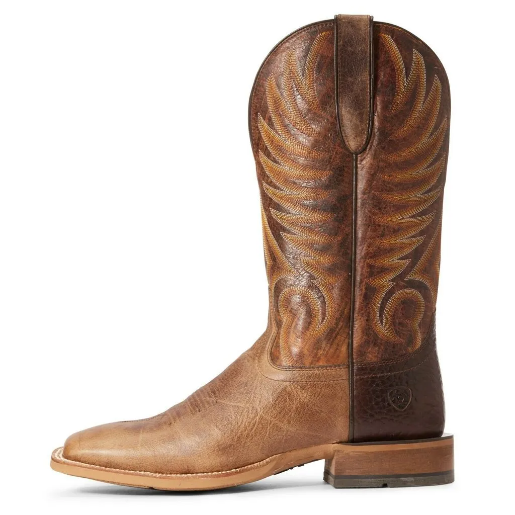 Ariat Men's Toledo Natural Crunch Wide Square Toe Boots