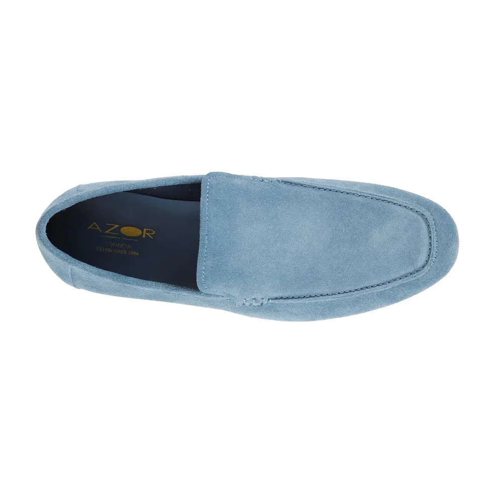 Azor La Mode Savona Slip On Shoes Sky