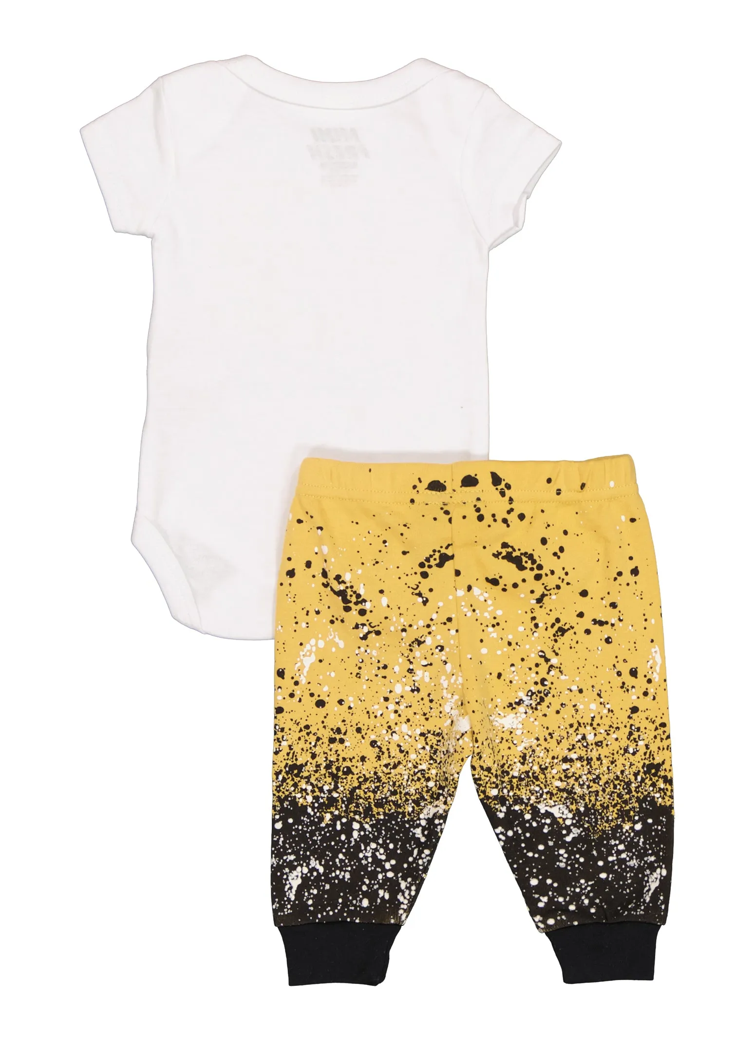 Baby Boys 0-9M Eezy Life Graphic Bodysuit with Joggers and Shoes