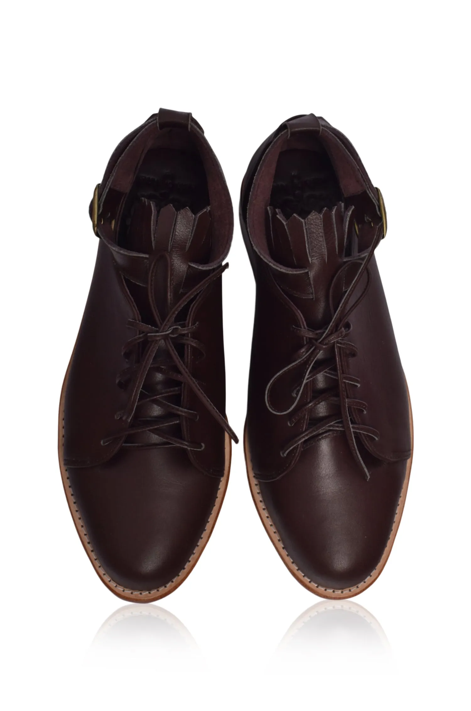 Boston Leather Oxfords