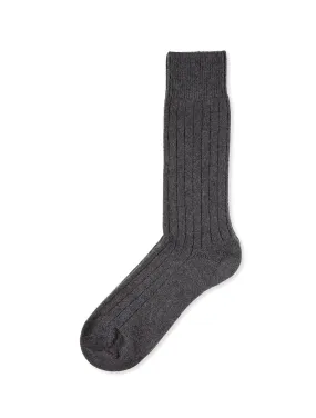 Cashmere Sock Charcoal