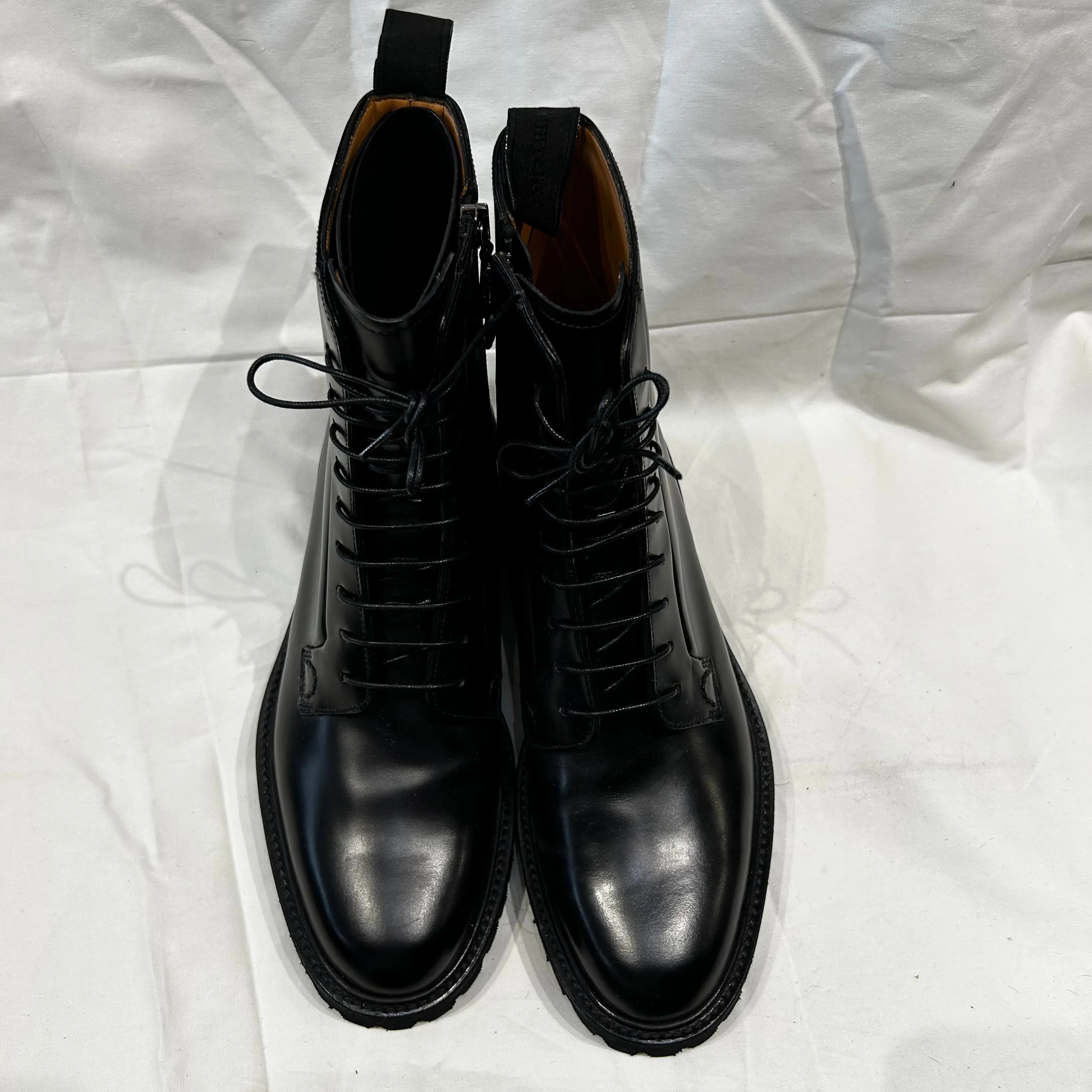 Church's Brand New 990 Black Calf Leather Alexandra Workmen's Boots 37