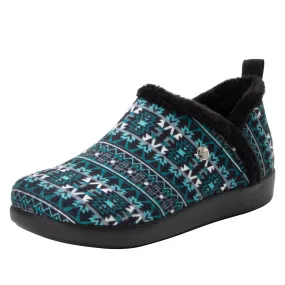 Cozee Santa Fe Teal Slipper