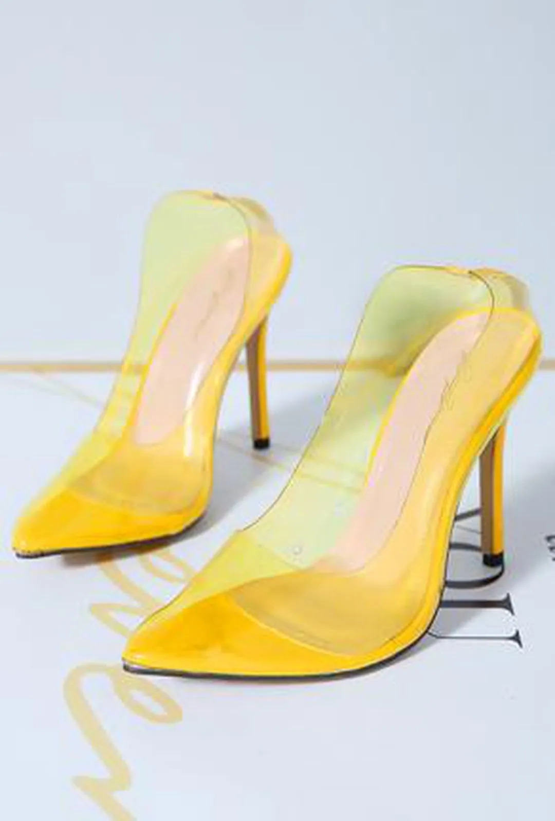 FOLARINE - TRANSPARENT PUMPS HEELS