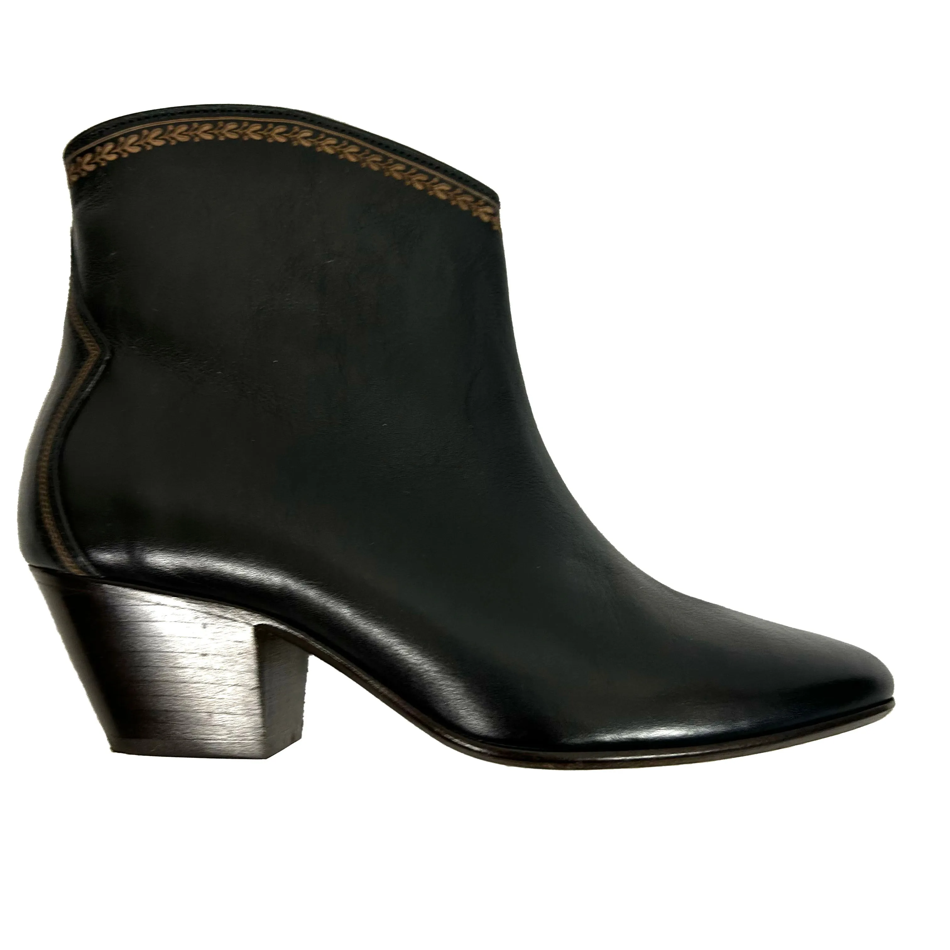 Isabel Marant 480 Black Folk Laser Dacken Boots 38