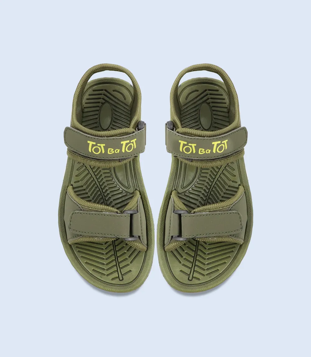 KB0158-GREEN-Boys Sandal