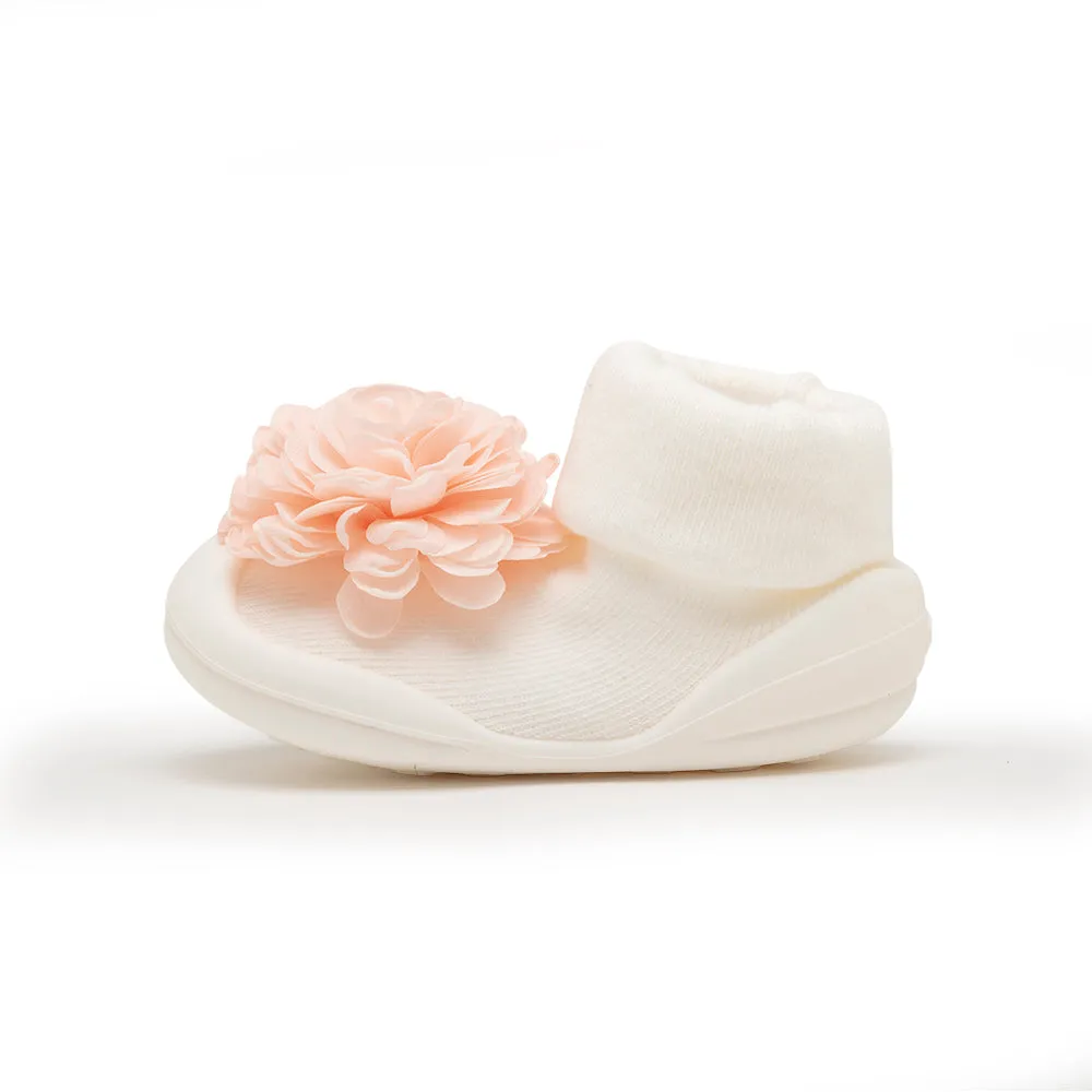 Komuello Baby Shoes - Corsage White