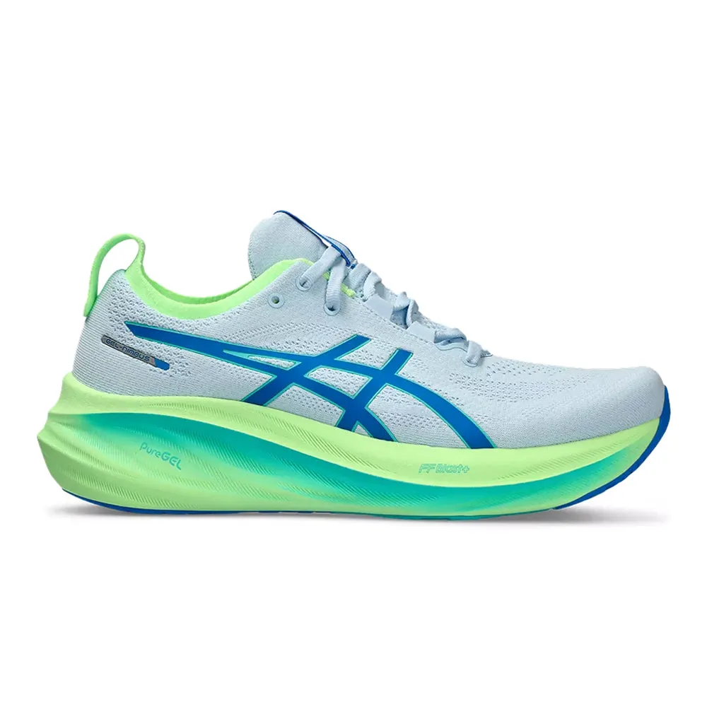 Men's ASICS GEL-Nimbus 26 Lite-Show, Lite-Show/Sea Glass, 9 D Medium