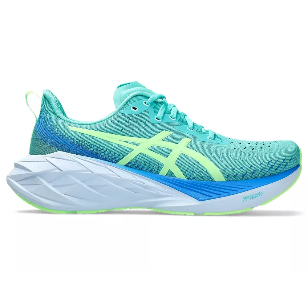 Men's Asics Novablast 4 Lite-Show, Lite-Show/Sea Glass, 11 D Medium