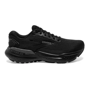 Men's Brooks Glycerin GTS 21, Black/Black/Ebony, 12.5 2E Wide