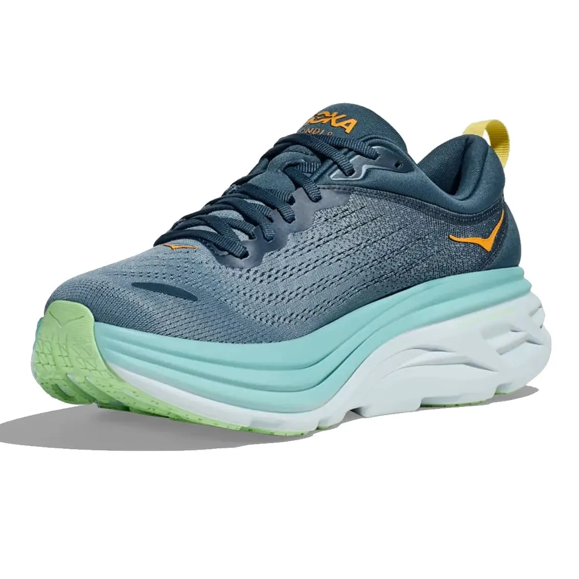 Mens HOKA Bondi 8 - Real Teal / Shadow