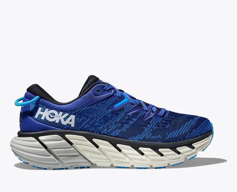 Men's Hoka One One Gaviota 4, Bluing/Blue Graphite, 7.5 2E Wide