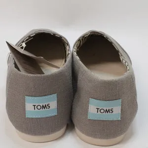 Mens Toms Classic Alpargata Cement Heritage Canvas