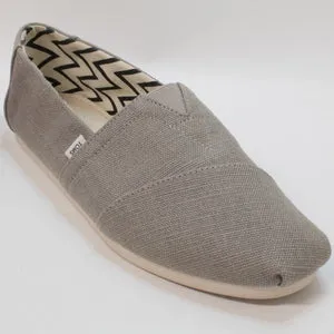 Mens Toms Classic Alpargata Cement Heritage Canvas