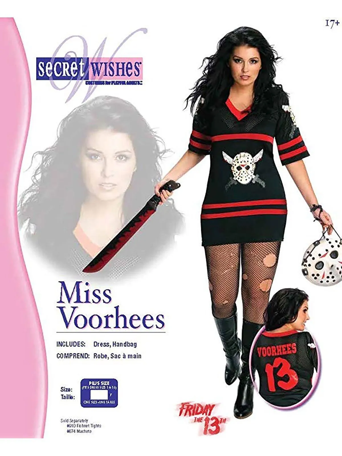 Miss Voorhees Sexy Plus Size Costume for Adults - Friday the 13th