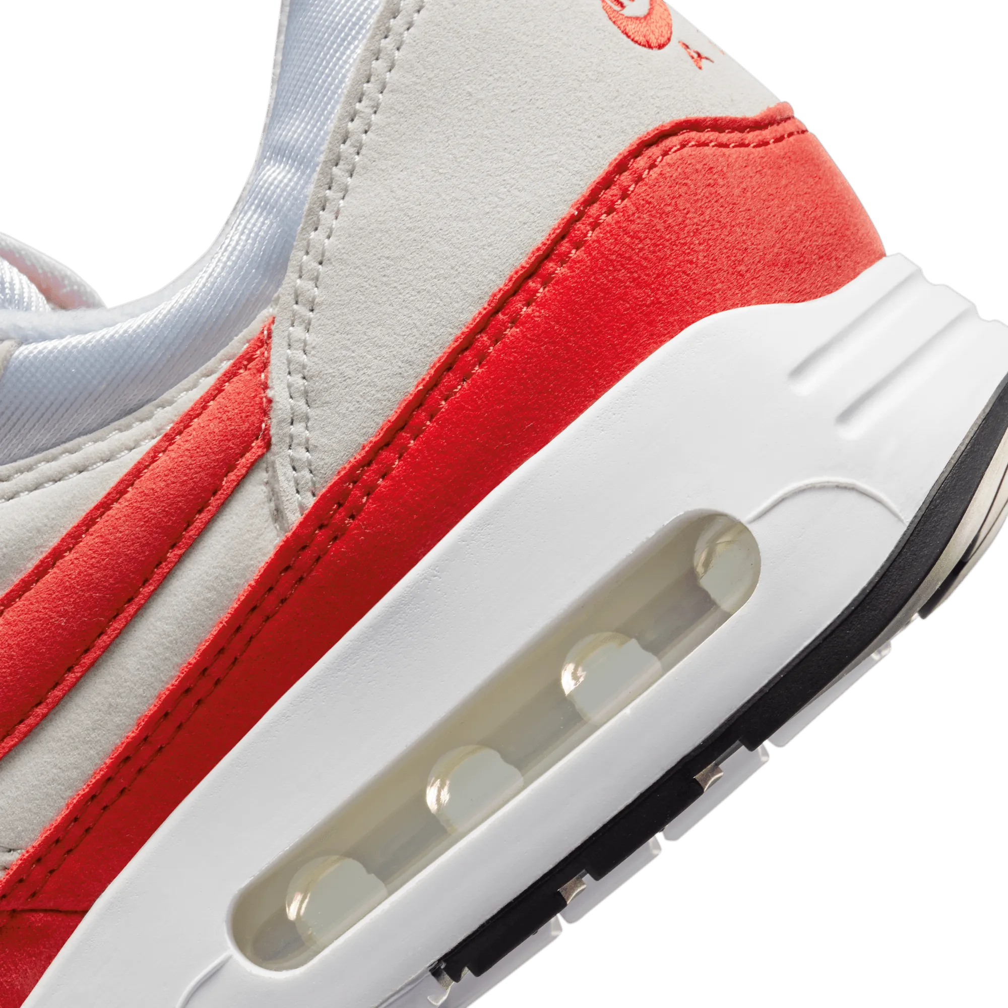 NIKE AIR MAX 1 '86 PREMIUM - WHITE/UNIVERSITY RED-LT NEUTRAL GREY