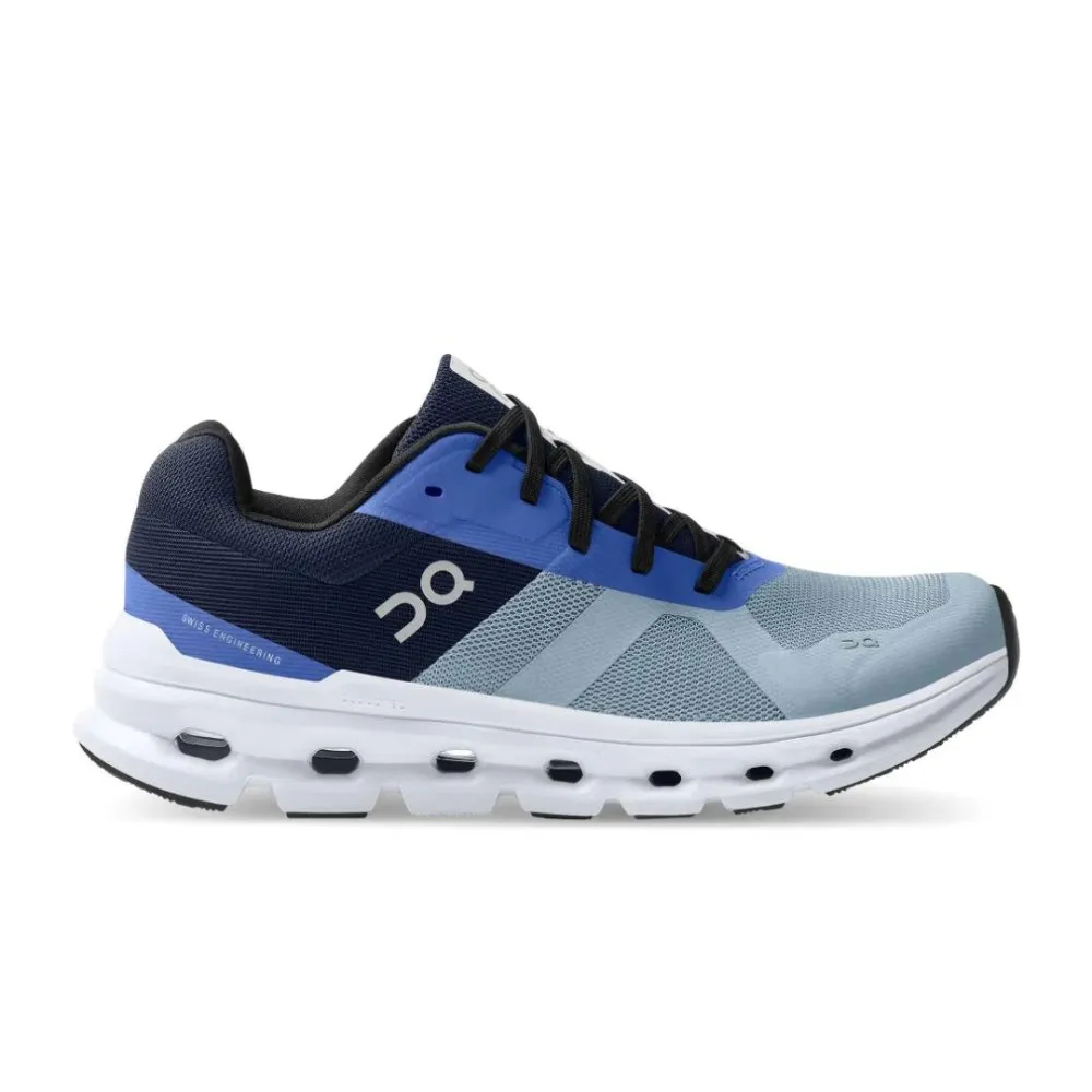 Womens Cloudrunner Running Shoes - Chambray and Midnight Blue