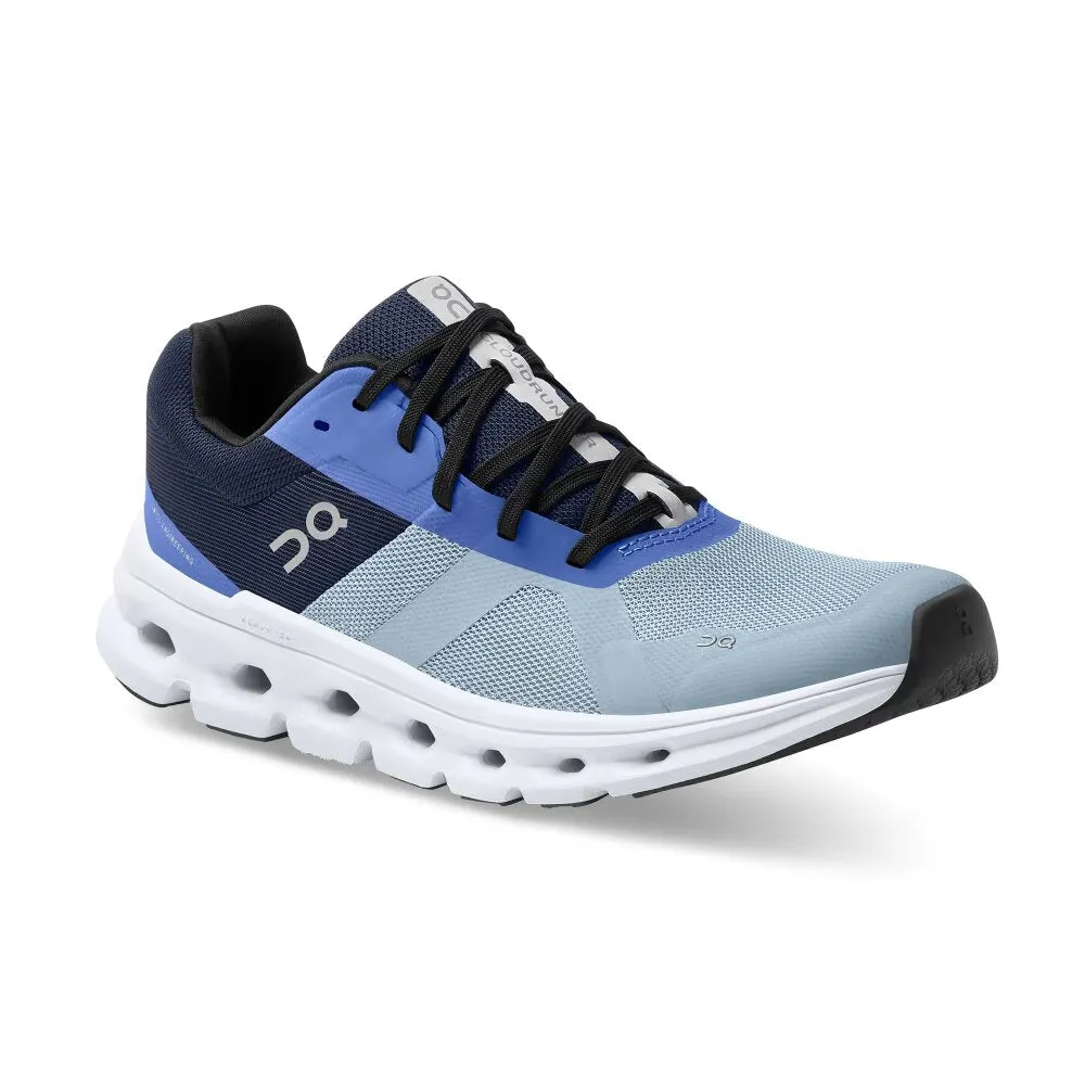 Womens Cloudrunner Running Shoes - Chambray and Midnight Blue