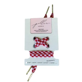 Shoe Laces - Red & White