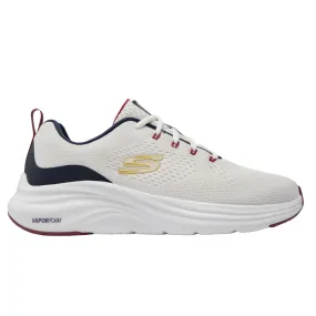 Mens Skechers Vapor Foam Sports Shoes - White/Blue/Red - Lightweight & Comfortable Athletic Footwear