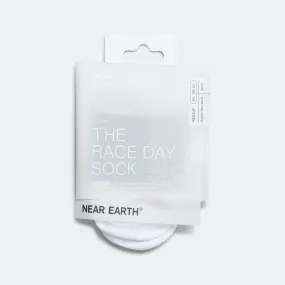 The Race Day Sock Quarter - White