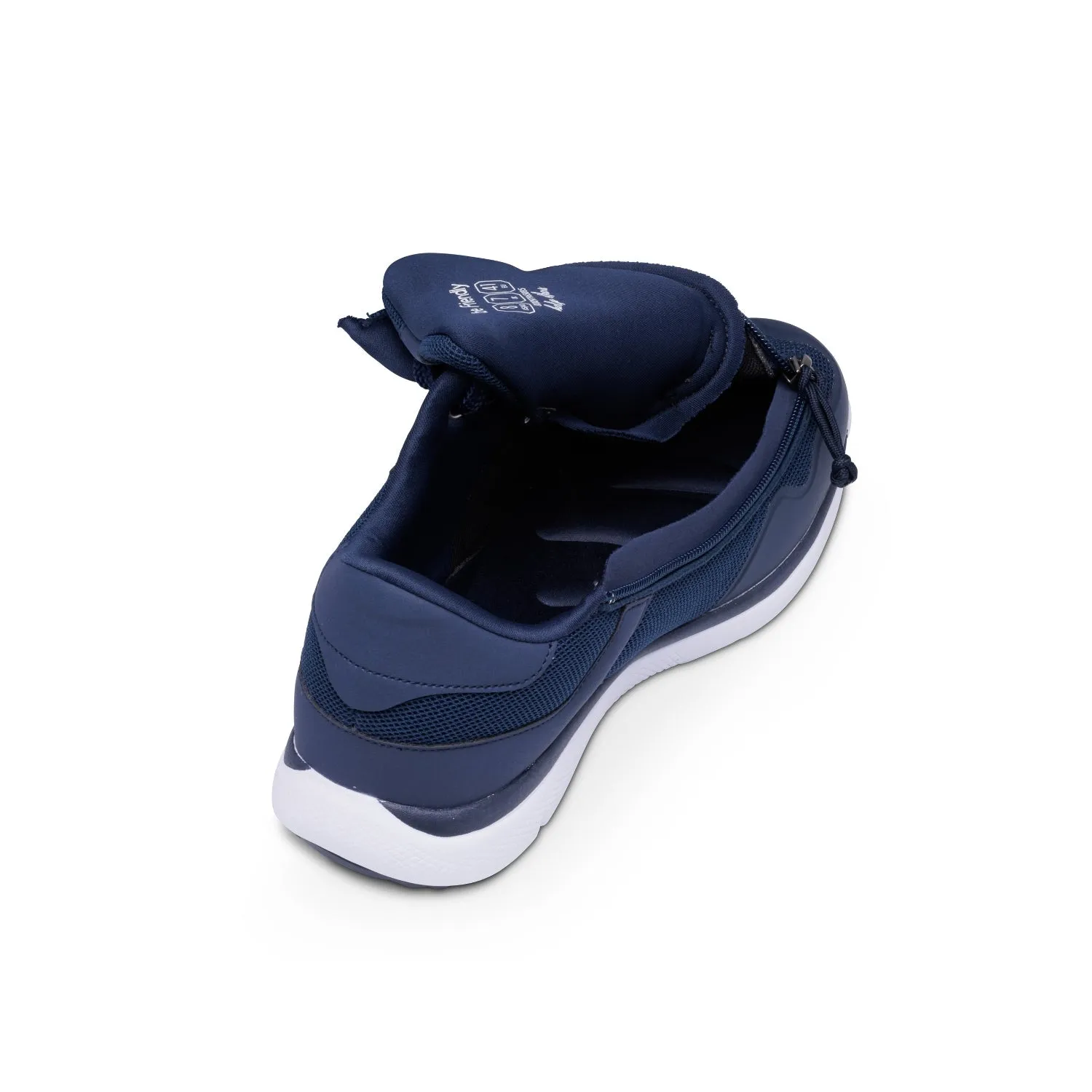 Unisex Supportive Memory Foam Shoes with Front Zipper Access