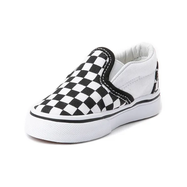 Vans Toddler Classic Slip-On - Black & White Checkerboard