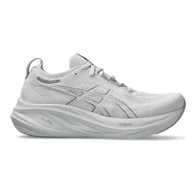 Women's Asics GEL-Nimbus 26, Concrete/Pure Silver, 6.5 B Medium