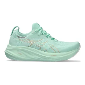 Women's Asics GEL-Nimbus 26, Mint Tint/Pale Mint, 10.5 D Wide