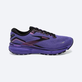 Women's Brooks Ghost 15, Purple/Pink/Black, 6 B Medium