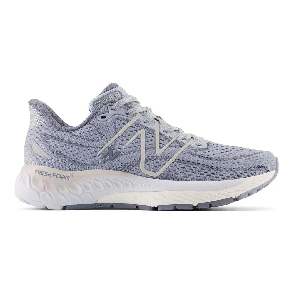 Women's New Balance Fresh Foam X 880v13, Light Arctic Grey/Arctic Grey, 9.5 B Medium